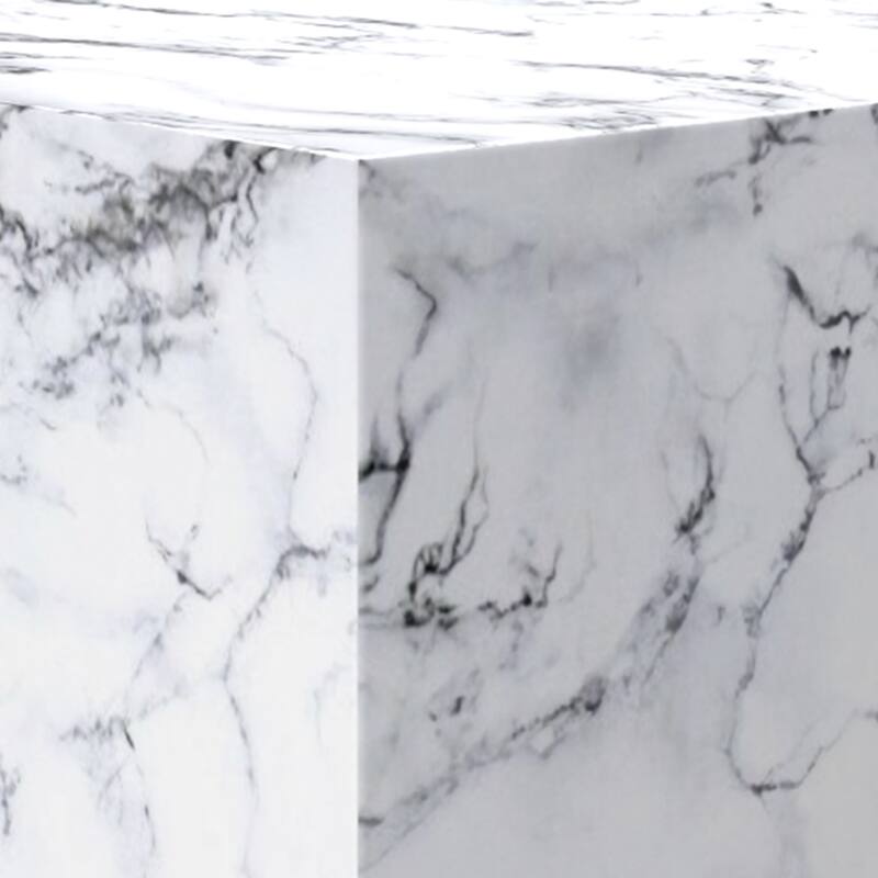 Contemporary ECC Concrete Contract Grade Square Accent Table