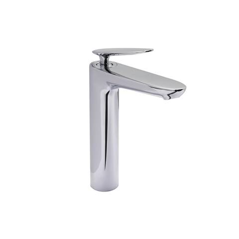 Single Handle, Single Hole Tall Bathroom Faucet in a Polished Chrome Finish - Single Hole