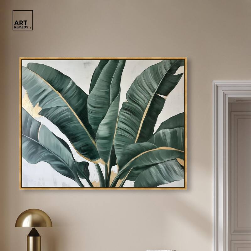 Jungle Jewel Jade II Canvas by Art Remedy