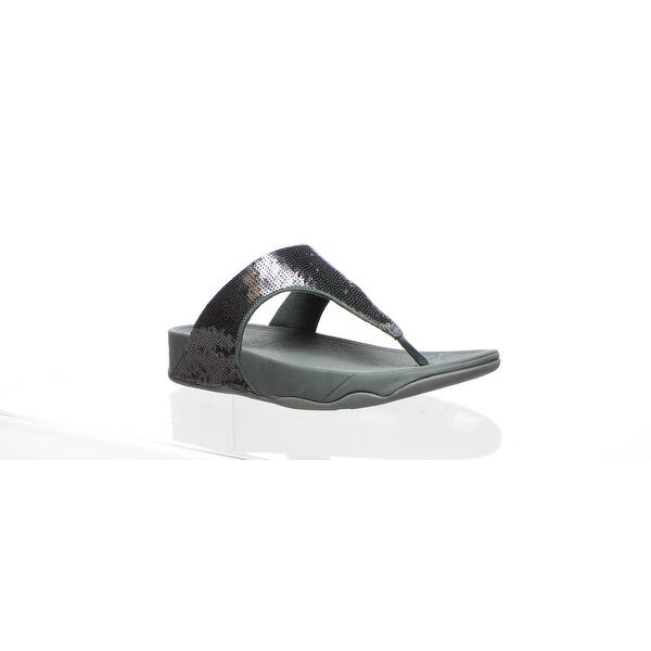 Shop Fitflop Womens Electra Classic Pewter Sandals Size 8 Overstock 28737895