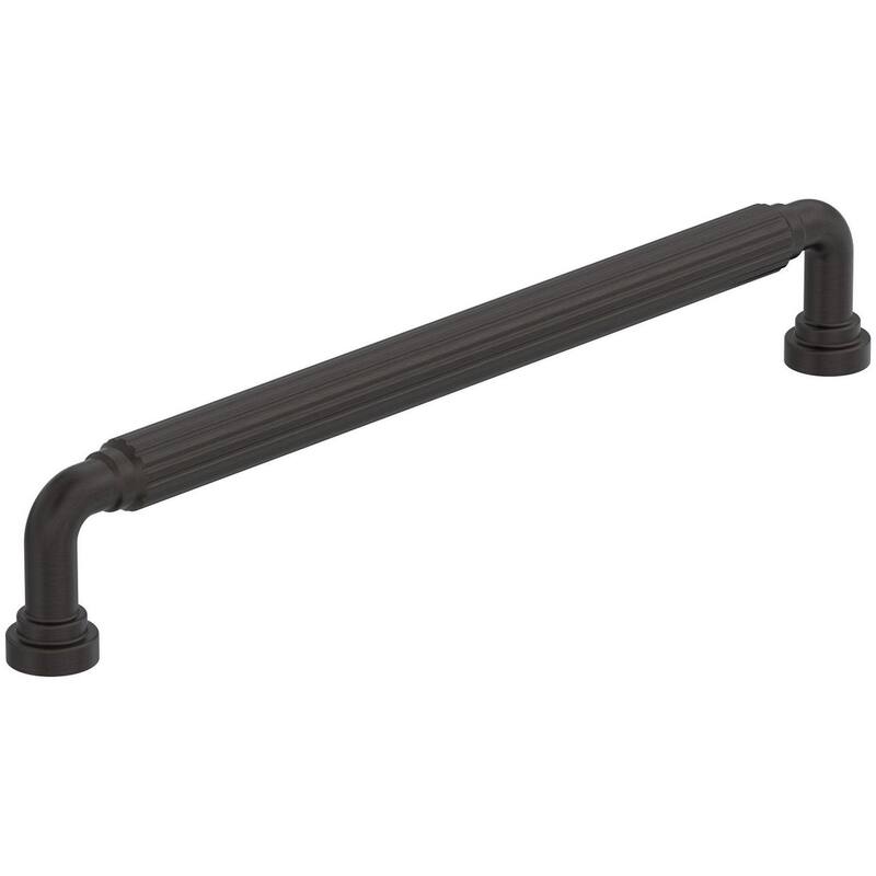 Amerock BP37705 Cowrie 7-9/16" Center to Center Fluted Handle Cabinet - Oil Rubbed Bronze