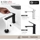 preview thumbnail 10 of 23, Stylish Vita Single Handle 6" Bathroom Faucet B-102