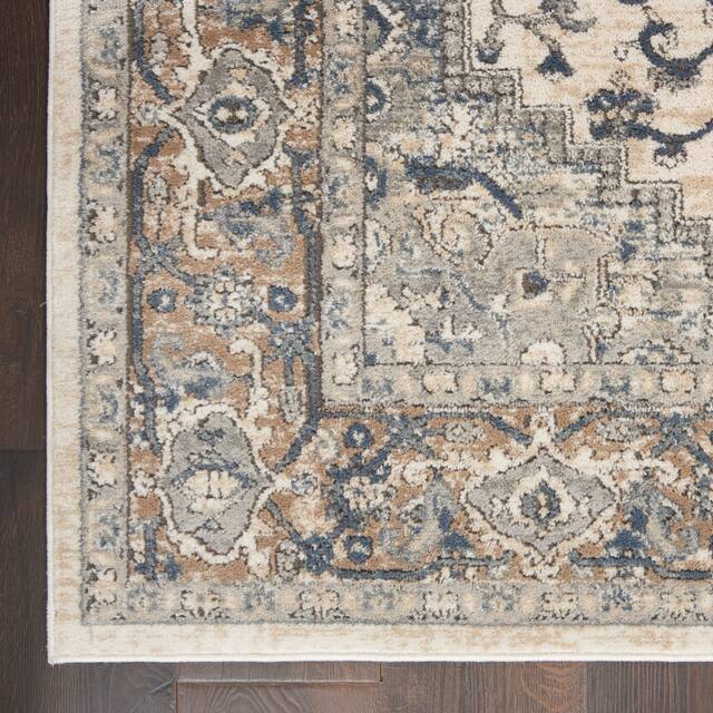 Nourison Concerto Traditional Persian Medallion Area Rug