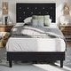 preview thumbnail 5 of 65, VECELO Upholstered Kids Bed Frame with Diamond Tufted Headoard,Twin Size Bed Set of 2