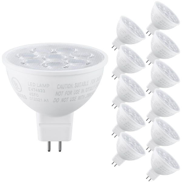 MR Series 6.5W MR16 LED Bulb, 5000K Daylight, 12V GU5.3 Spotlight Bulb -  Bed Bath & Beyond - 33423372