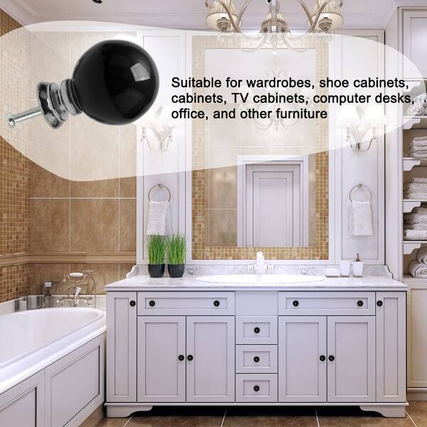 Shop 8pcs Ceramic Knobs Vintage Knob Drawer Pull Handle Furniture