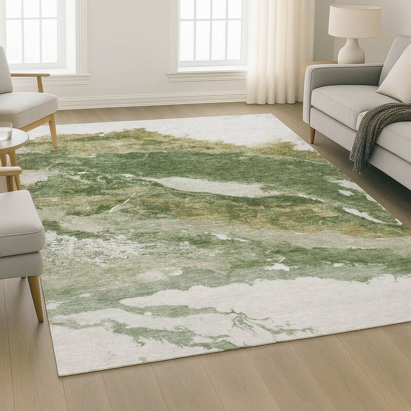 Premium Washable Super Soft Abstract Ranier Mayfield Rug