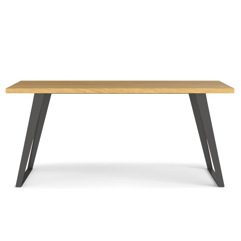 WyndenHall Mitchell 66 inch x 40 inch Rectangle Modern Industrial Dining Table - 66 inches wide