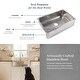 preview thumbnail 9 of 9, Lange Crafted Stainless Steel 32" Double Bowl Farmhouse Apron Front Undermount Kitchen Sink