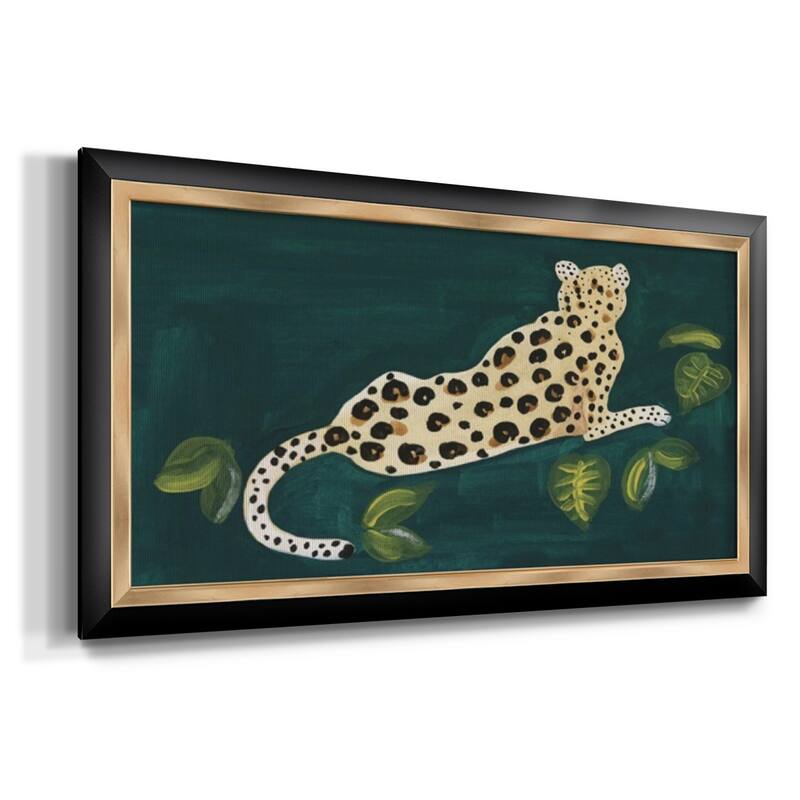 Lethargic Leopard I Premium Framed Canvas- Ready to Hang