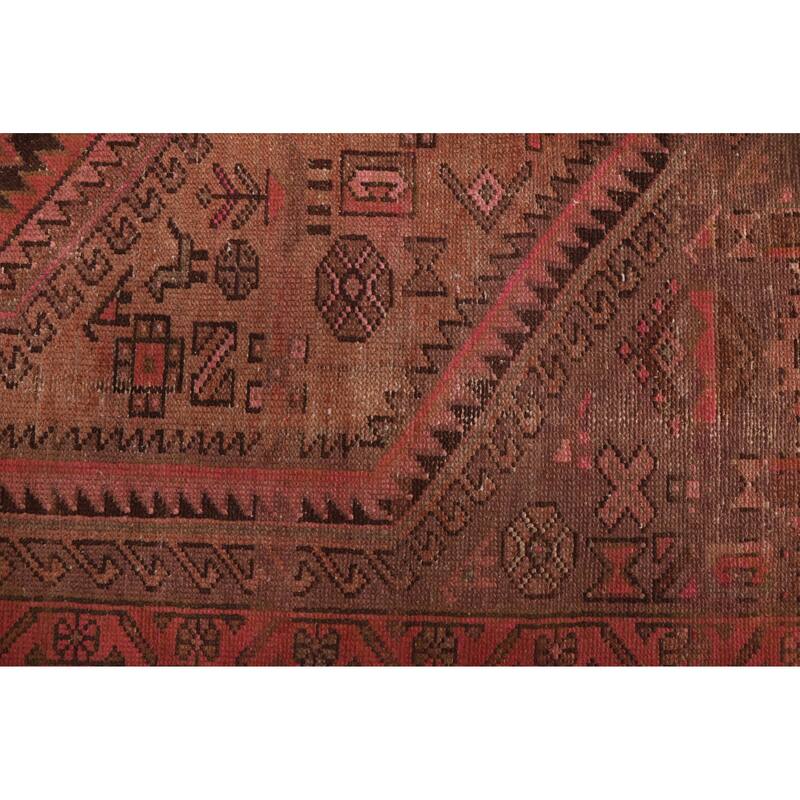 ECARPETGALLERY Hand-knotted Antalya Vintage Brown Wool Rug - 5'0 x 7'10