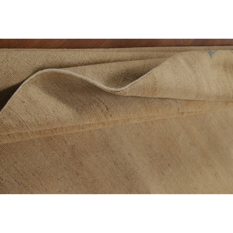 Gabbeh Modern Area Rug Handmade Wool Carpet - 6'0"x 9'2"