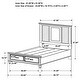 preview thumbnail 33 of 82, Franco 4-Piece Storage Platform Bedroom Set