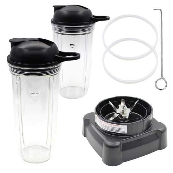Replacement Parts New Blade with Cup and Lid Intended for Nutri Ninja Blender BL610 Bed Bath