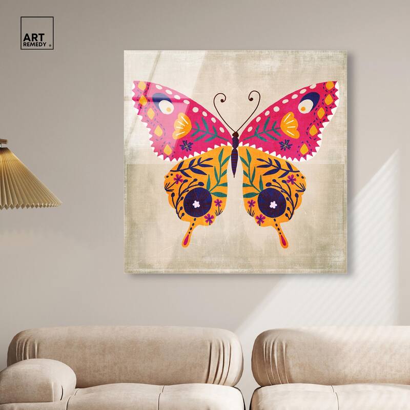 Butterfly Wings II Acrylic by Art Remedy, Ready to Hang