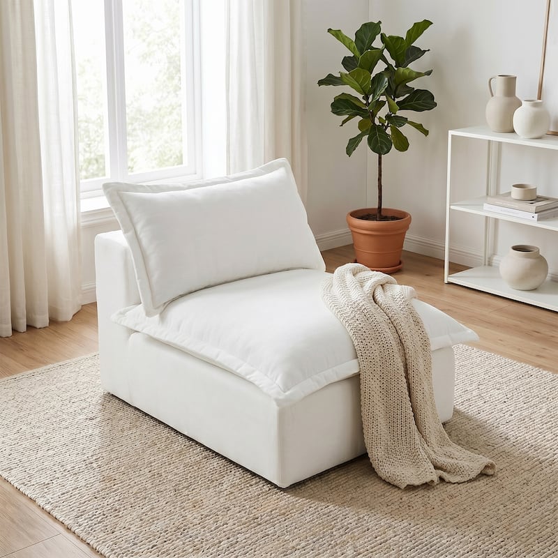 Comfy Cloud Couch Plush Modular Sectional Sofa For Living Room