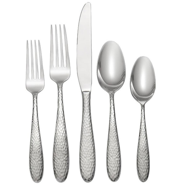 Oneida H156020A Reyna 20 Piece Flatware Set, Silver