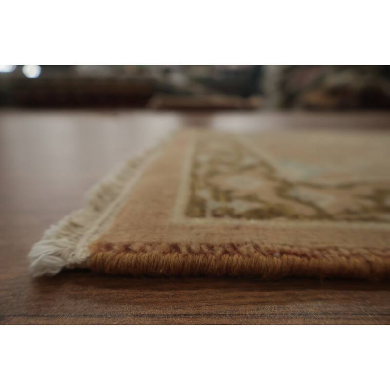 Hand Knotted Oriental 100% Wool Carpet Traditional All-Over Brown Ziegler Area Rug - 3' 1'' X 2' 0''