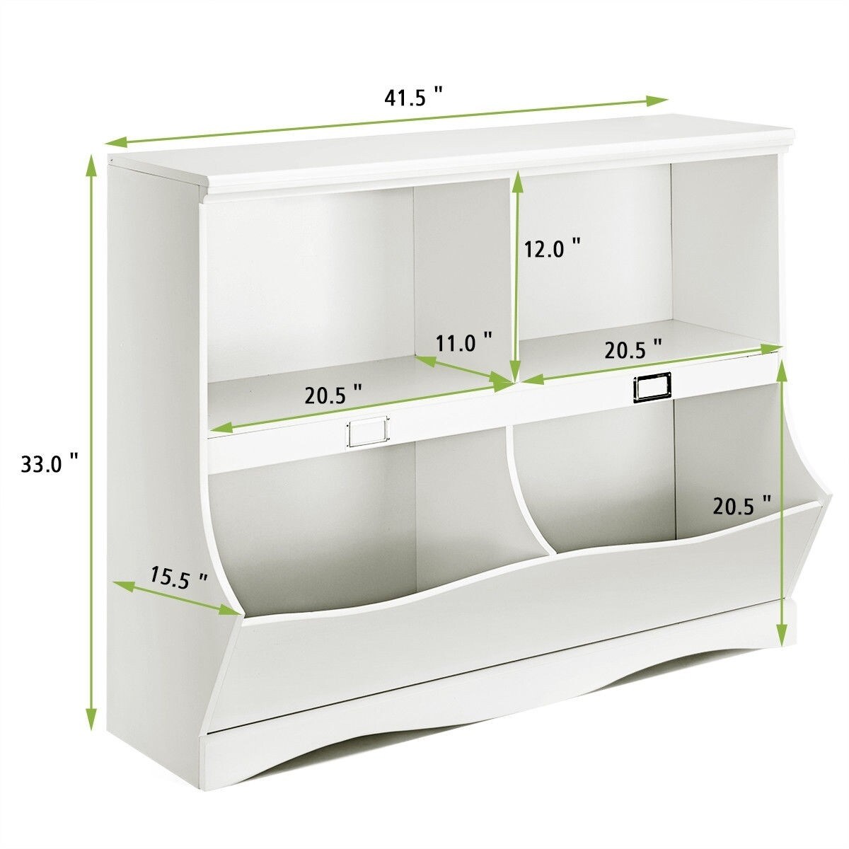 Kids Storage Unit Baby Toy Organizer Children Bookshelf Bookcase White White On Sale Overstock 31808468