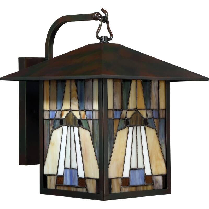 Inglenook 1-Light Outdoor Wall Lantern in Valiant Bronze - Valiant Bronze