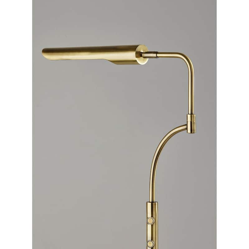 Zane LED Floor Lamp w. Smart Switch- Black