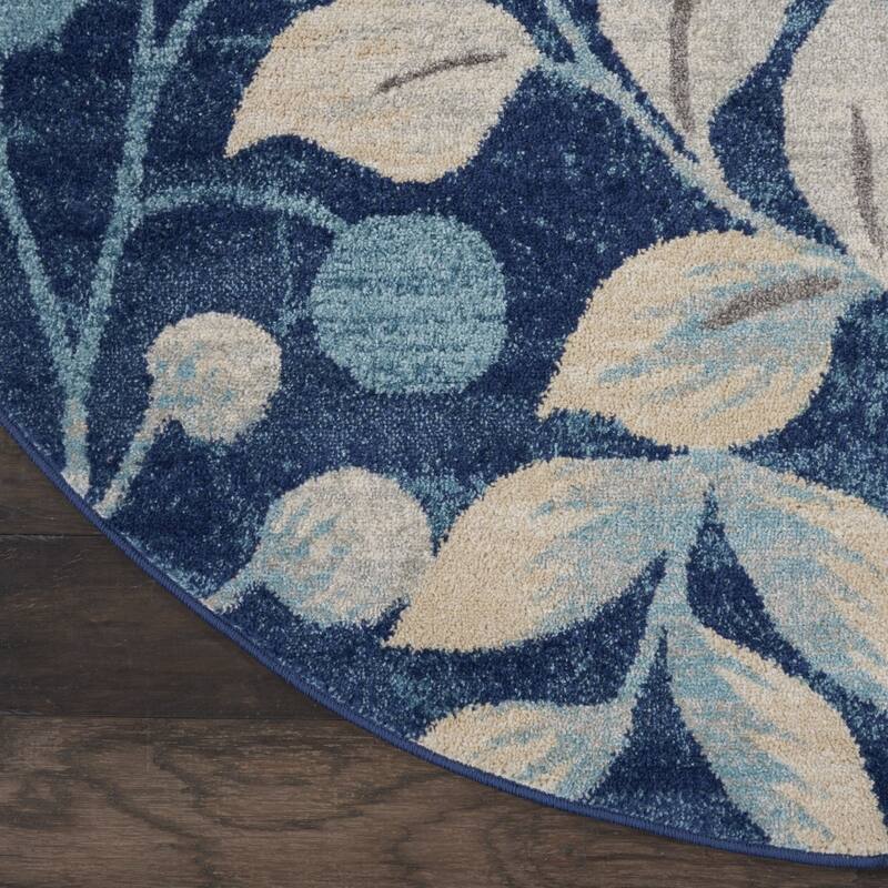 Gubig Power Loomed Geometric Stain Resistant Area Rug By HomeRoots - 63' X '63' X '0.5