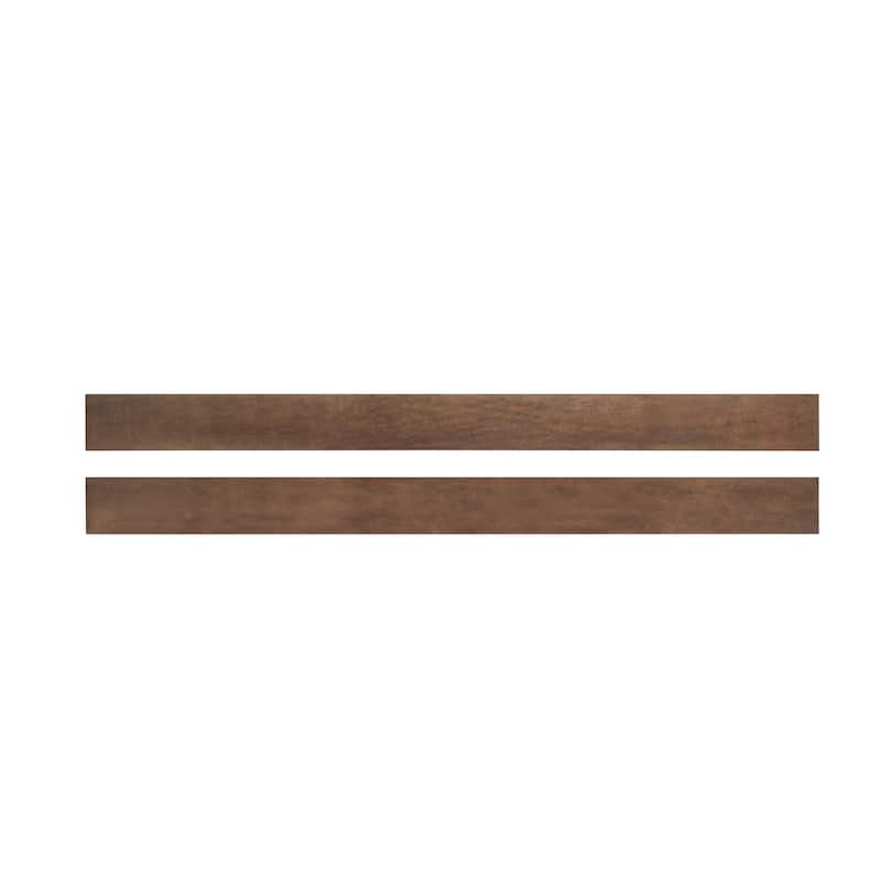 Child Craft Full Size Bed Rails for Kieran & Jordyn Flat Top Crib - Toasted Chestnut