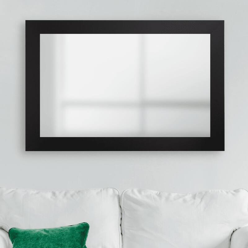 Frame My Mirror Black Framed Wall Mirror, Pendleton Design