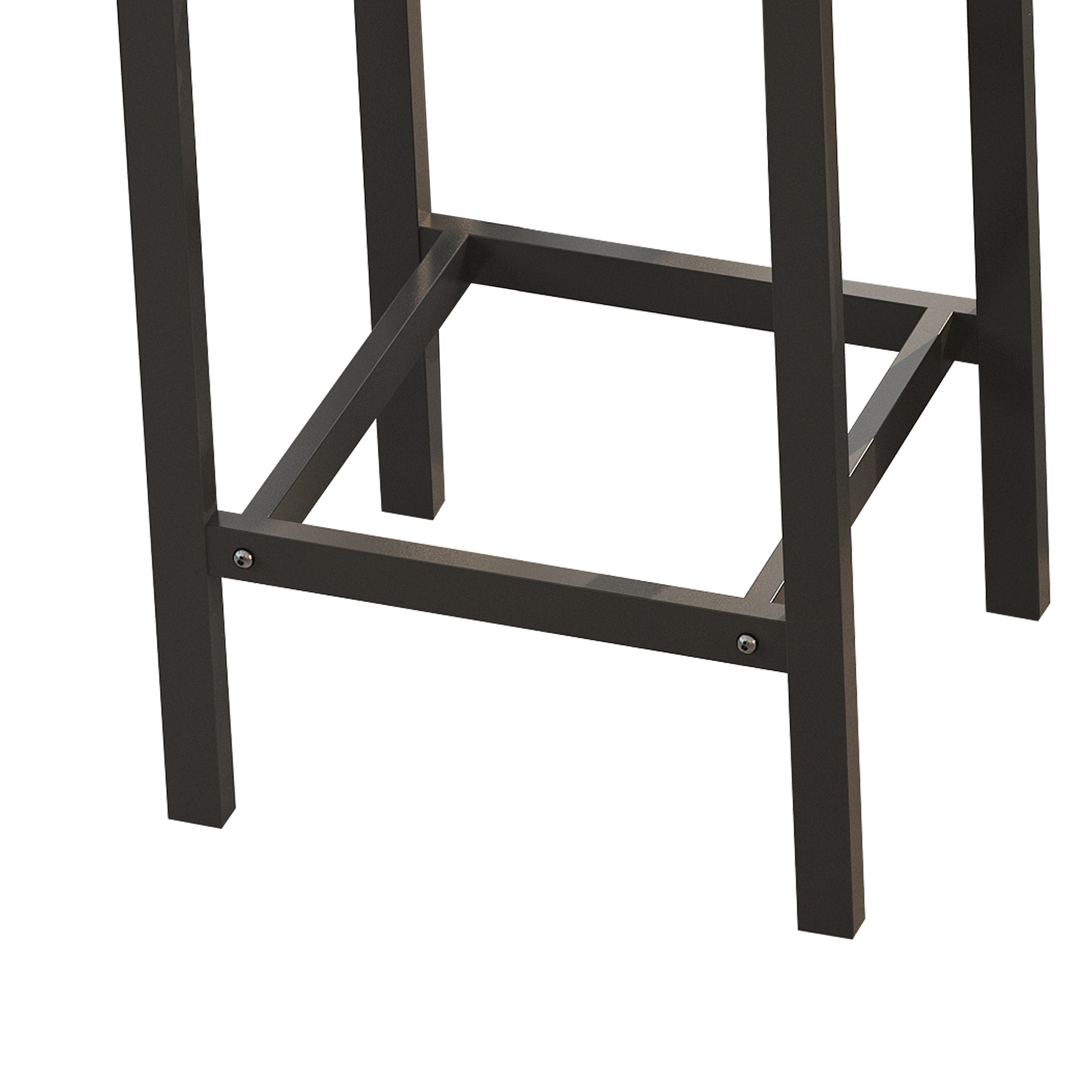 Long Dining Table Set with 3 Stools-image