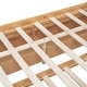 preview thumbnail 17 of 15, Wooden Queen Storage Platform Bedframe w/ Rattan Headboard & Sockets