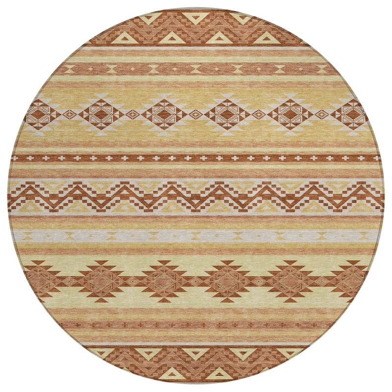Machine Washable Indoor/ Outdoor Global Heston Chantille Rug