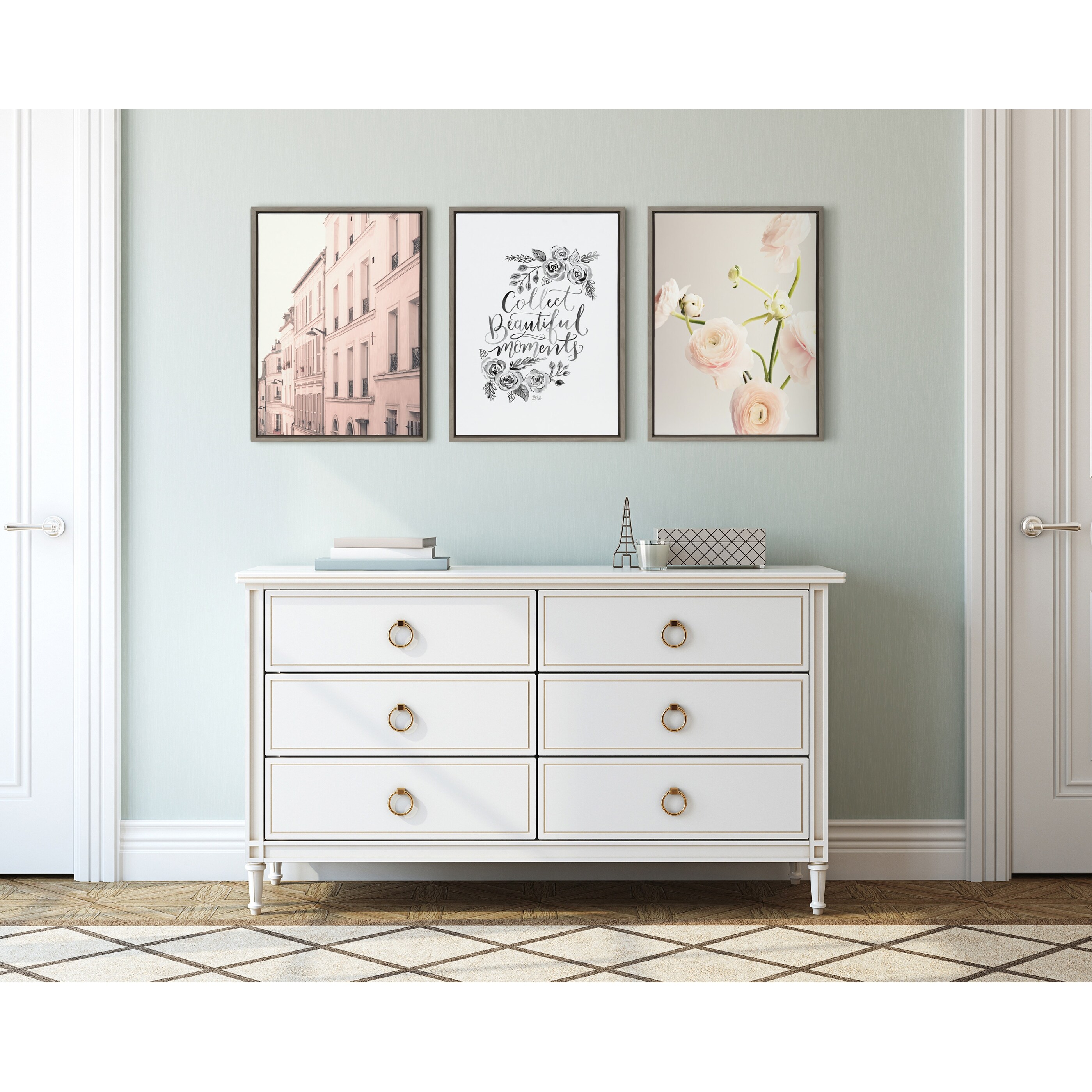 Architecture Kate and Laurel Framed Canvas - Bed Bath & Beyond