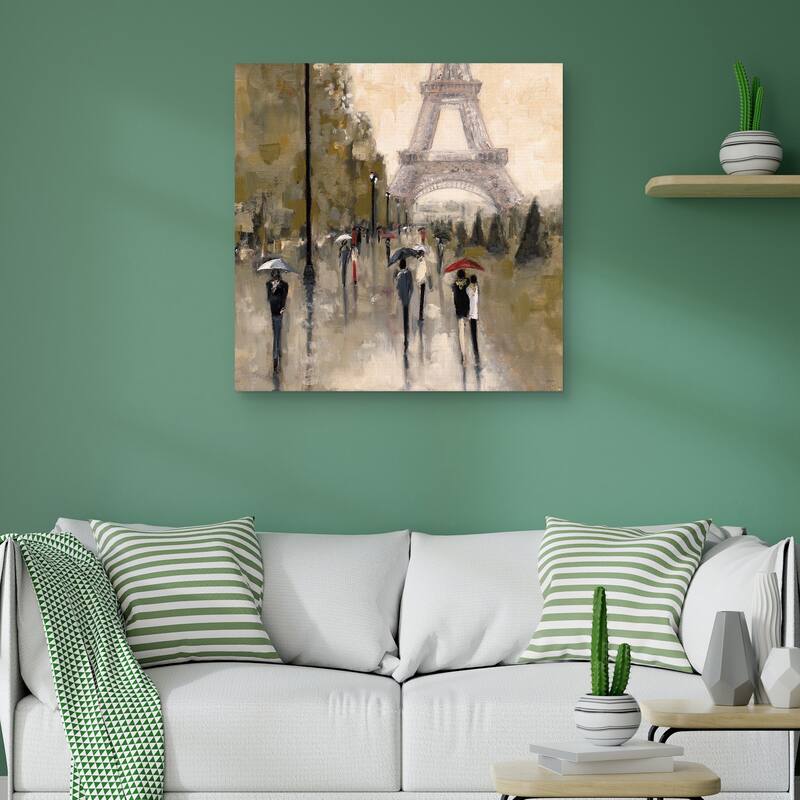 Wandering in Paris by Shawn Mackey Canvas Art Print
