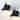 1-Light Black Outdoor Wall Sconce Gooseneck Barn Light set of 2 - 8.2in wide