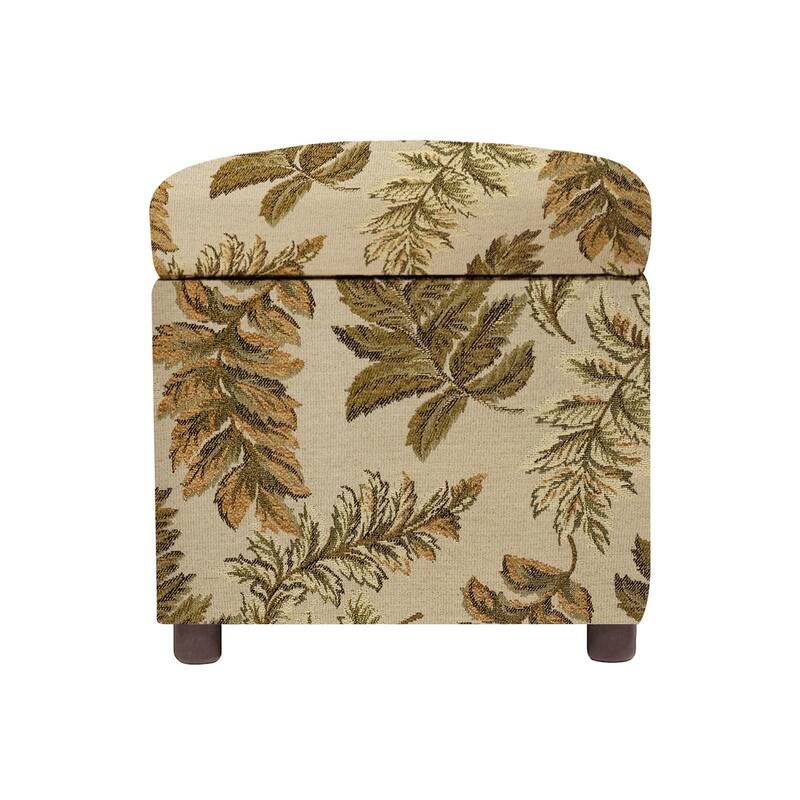 Jennifer Taylor Home Jacob 18" Storage Cube Ottoman