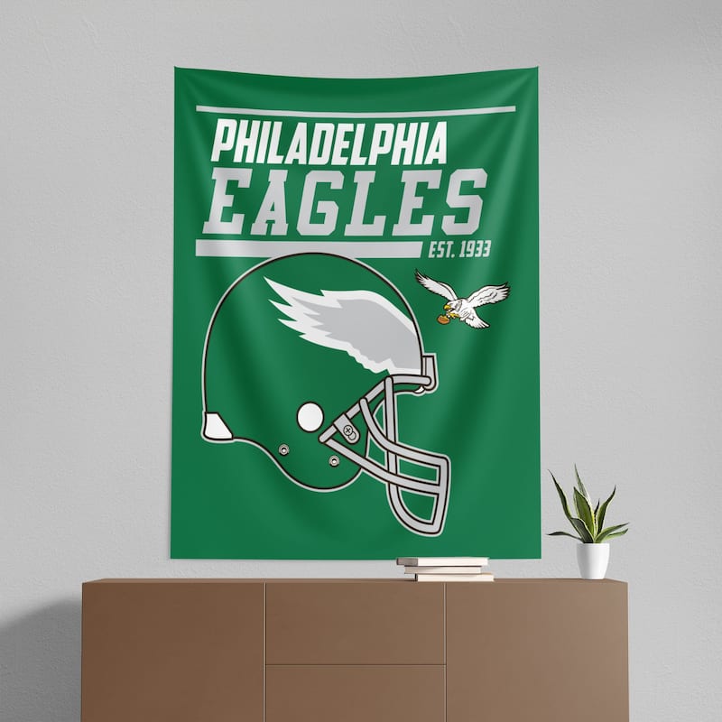NFL Philadelphia Eagles 40 YD Dash Legacy Wall Hanging - 50"x60"