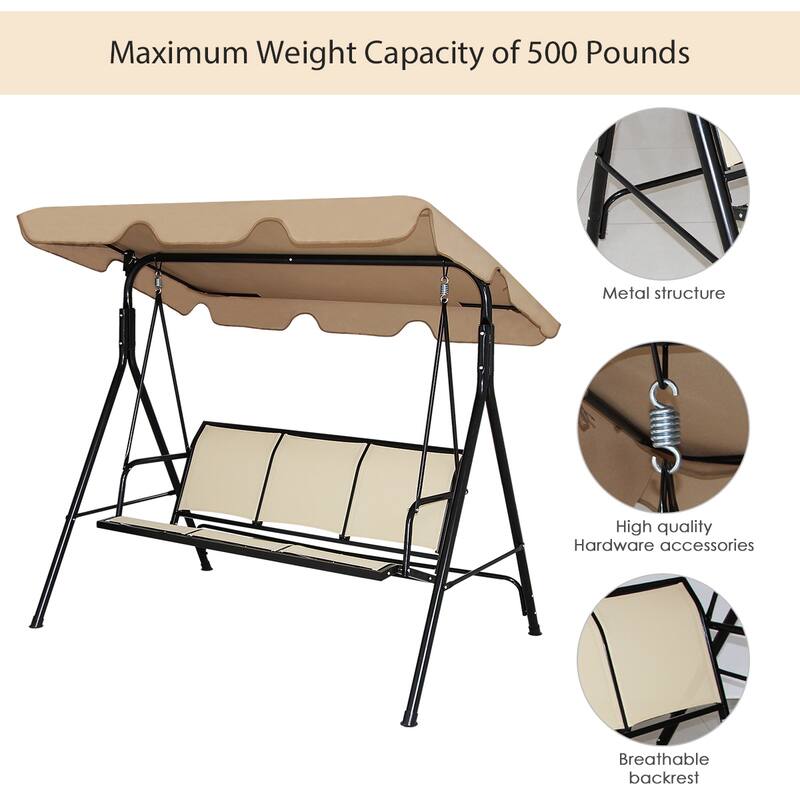 Outdoor Patio Swing Canopy Bench Chair On Sale Bed Bath & Beyond