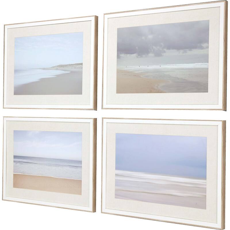 Surf S/4 Framed Art Giclee Under Glass - Blue