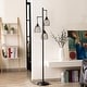 preview thumbnail 6 of 4, CO-Z 66" 3-Light Industrial Floor Lamp with Hanging Caged Shades