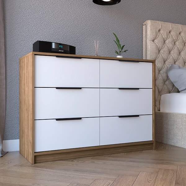 modern 4 drawer dresser white Modern 4 Drawer Dresser Pure White