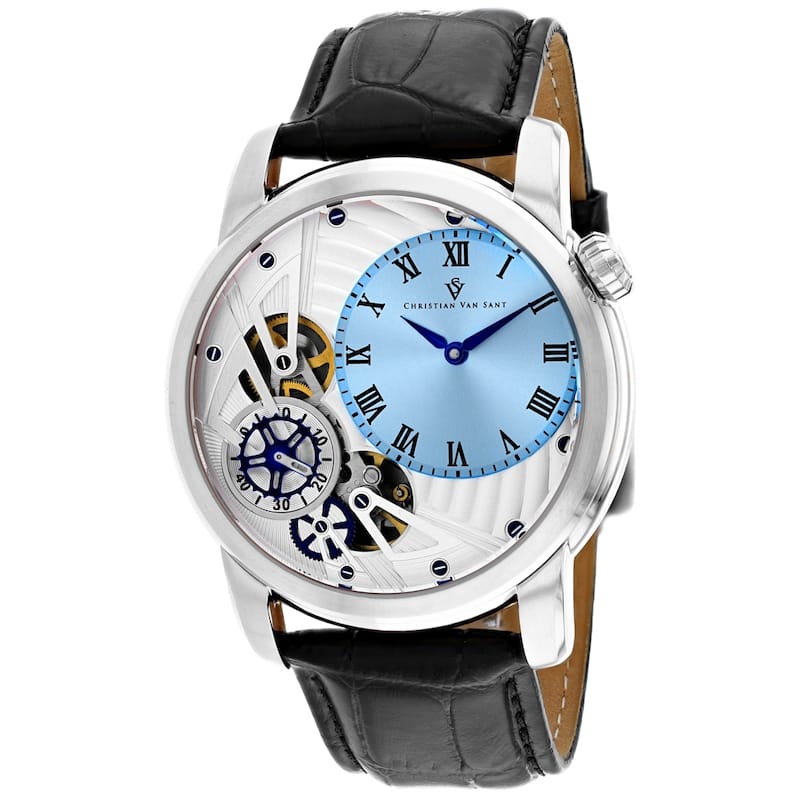 Christian Van Sant Men's Sprocket Auto-Quartz Blue Dial Watch - CV1543 - 6 (36)