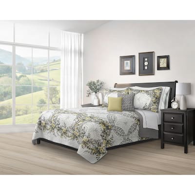 Quilt 3PC Set K Forever Yellow