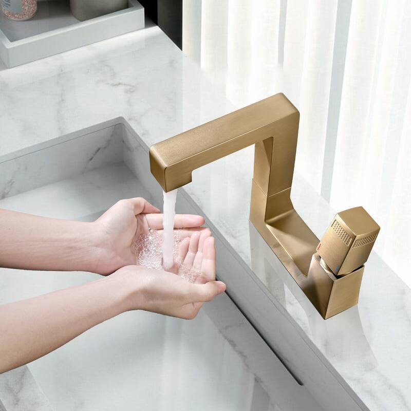 Single Handle Single Hole Bathroom Sink Faucet