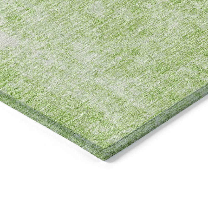 Machine Washable Indoor/ Outdoor Chantille Abstract Solid Rug