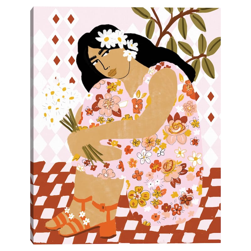 Boho Lady by Alja Horvat Canvas Art Print