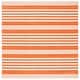 preview thumbnail 71 of 193, SAFAVIEH Courtyard Charmaine Indoor/ Outdoor Waterproof Area Rug 4' Square - Terracotta/Beige