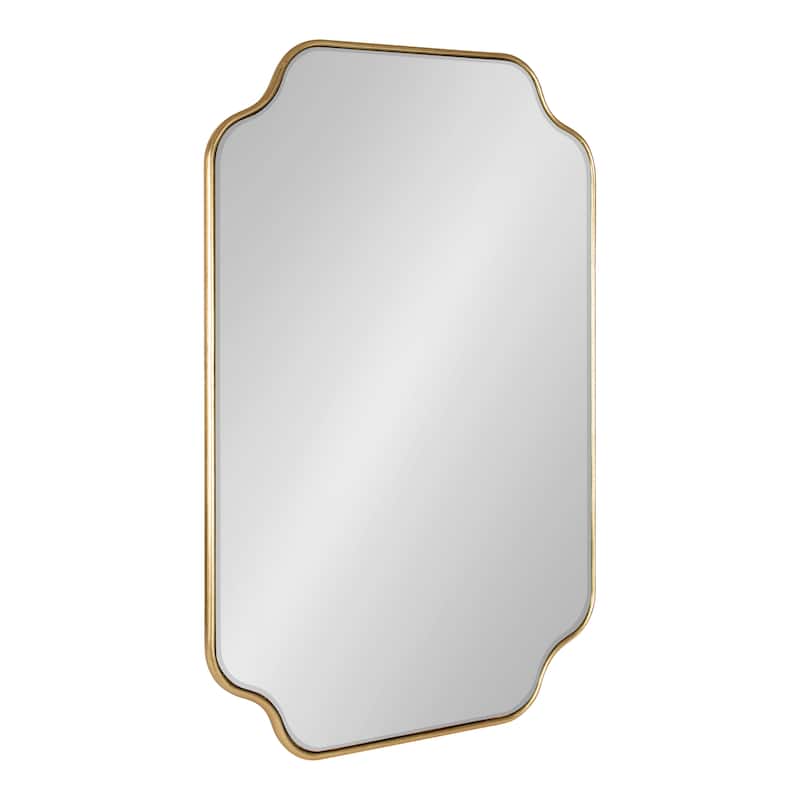 Kate and Laurel Plumley Framed Wall Mirror - 24x36 - Gold