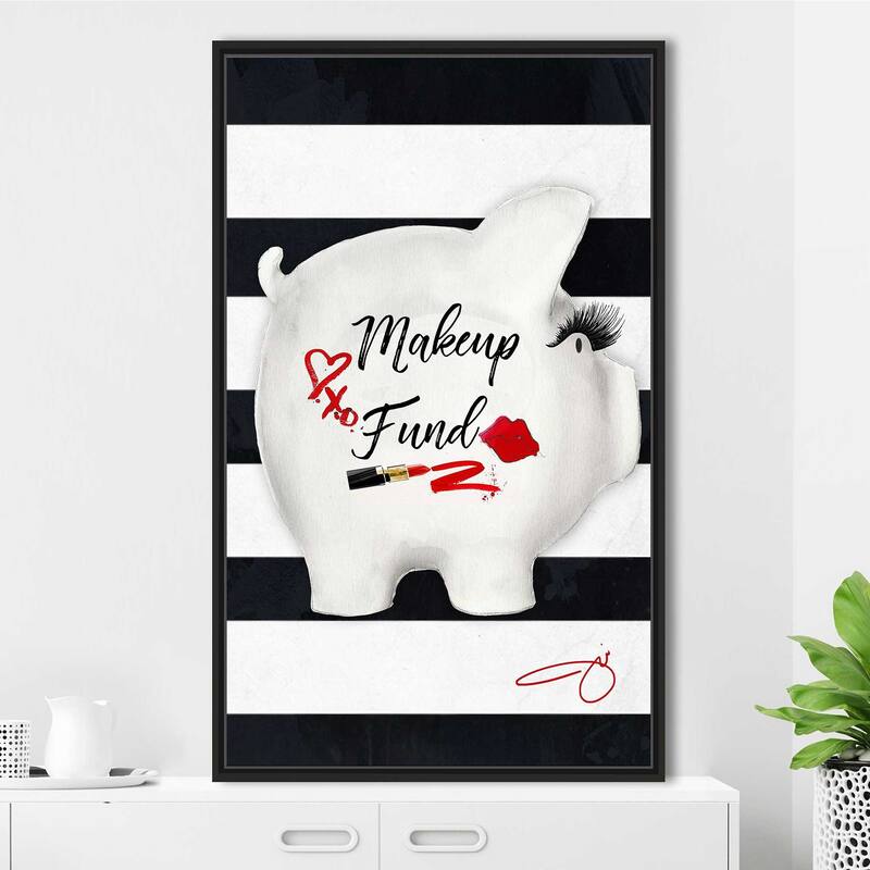 "Make Up Fund" by Jodi Print on Floating Canvas