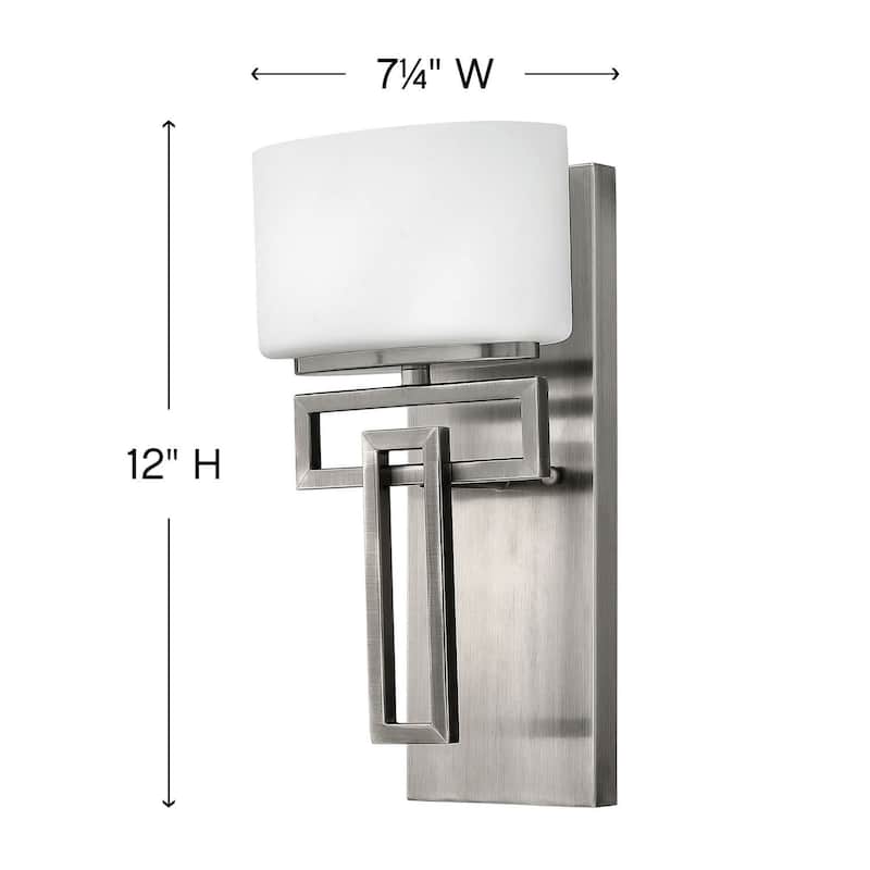 Hinkley Lighting Lanza 1 Light 12" Tall Bathroom Sconce with Halogen