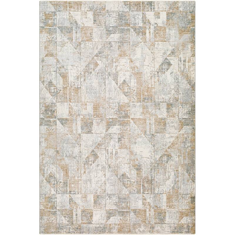 Leilae Abstract Color Block Area Rug